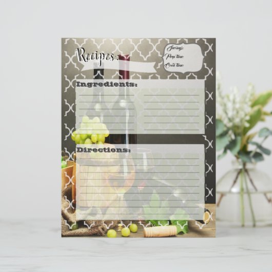 Vineyardレシピ挿入 (スタンド正面)