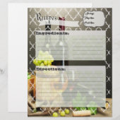 Vineyardレシピ挿入 (正面/裏面)