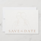 Vineyard結婚のトースト写真Save the Date セーブザデート (正面)