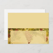 Vineyard結婚の書き込み可能座席表 ポストカード (正面/裏面)