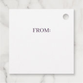 Vineyard Grapes Gift Tag — Orchard Harvest  フェイバータグ (裏面)