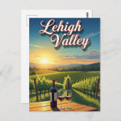 Vineyard in Lehigh Valley Pennsylvania Travel ポストカード (正面/裏面)