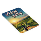 Vineyard in Lehigh Valley Pennsylvania Travel マグネット (右側)