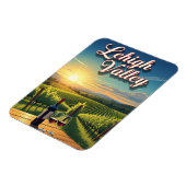 Vineyard in Lehigh Valley Pennsylvania Travel マグネット (左側)
