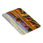 Vineyard in Virginia Shenandoah Valley Postcard マグネット (右側)