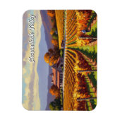 Vineyard in Virginia Shenandoah Valley Postcard マグネット (縦)