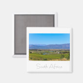 Vineyard Landscape South Africa SA Magnet マグネット (正面/裏面)