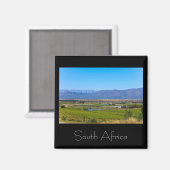 Vineyard Landscape South Africa SA Magnet マグネット (正面/裏面)
