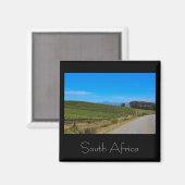 Vineyard Landscape South Africa SA Magnet マグネット (正面/裏面)