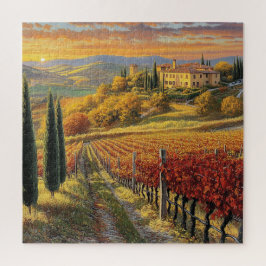 Vineyard Path – Tuscany-insipred jigsaw puzzle ジグソーパズル