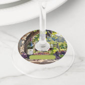 Vineyard Print Wine Glass Tags ワイングラスタグ (クローズアップ)