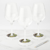 Vineyard Print Wine Glass Tags ワイングラスタグ (セット)