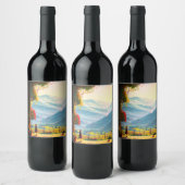 Vineyard、Summer、Cozy、Omfortableс ワインラベル (ボトル)