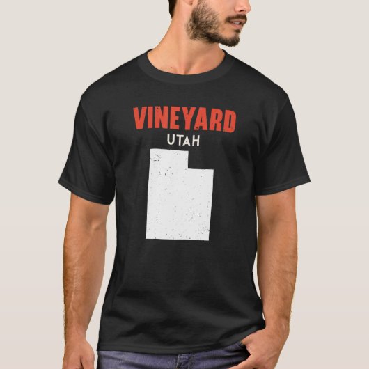 Vineyard Utah USA State America Travel Utahan Tシャツ (正面)