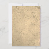 Vineyard Wedding Elegant Rustic Watercolor 招待状 (裏面)