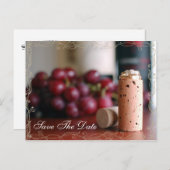 Vineyard Wedding Save The Date Postcard 案内ポストカード (正面/裏面)