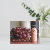 Vineyard Wedding Save The Date Postcard 案内ポストカード (スタンド正面)