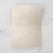 Vineyard Wedding Thank You Monogram Initials サンキューカード (内部)