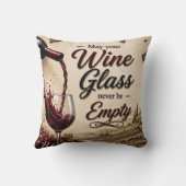 Vineyard Wine Lover Decor クッション (裏面)