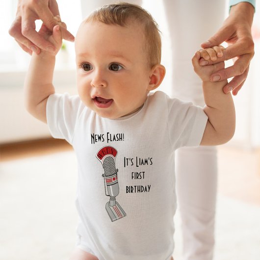 Vingtageマイクの発表 ベビーボディスーツ