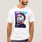 Vinicius Jr. in WPAPスタイル Tシャツ (正面)