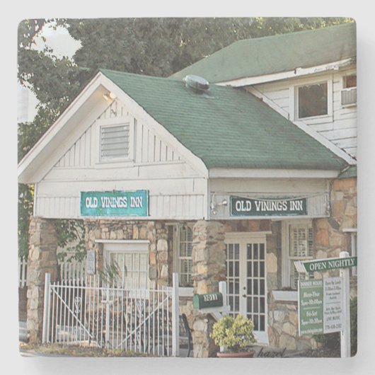 Viningsの古いイン、Vinings、アトランタのコースター ストーンコースター (正面)