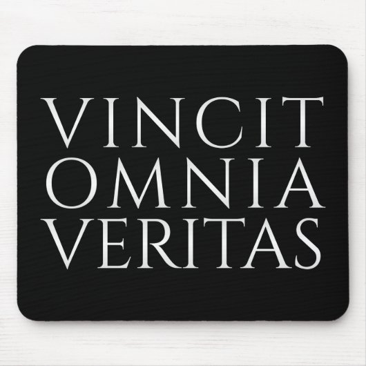 VINIT OMNIA VERITASマウスパッド マウスパッド (正面)