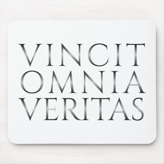 VINIT OMNIA VERITAS マウスパッド (正面)