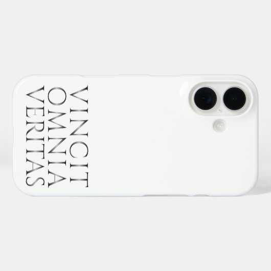 VINIT OMNIA VERITAS Case-Mate iPhoneケース (裏面 (横))