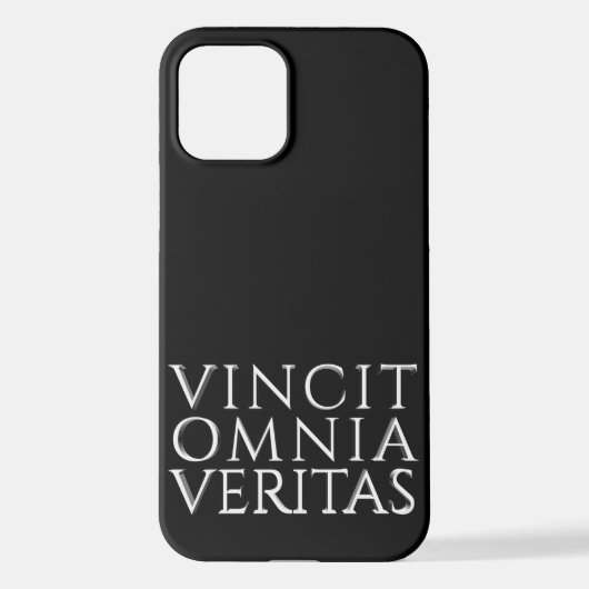 VINIT OMNIA VERITAS iPhoneケース iPhone 12ケース (裏面)