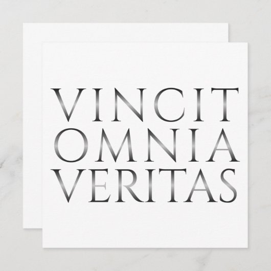 VINIT OMNIA VERITAS - Light (正面/裏面)