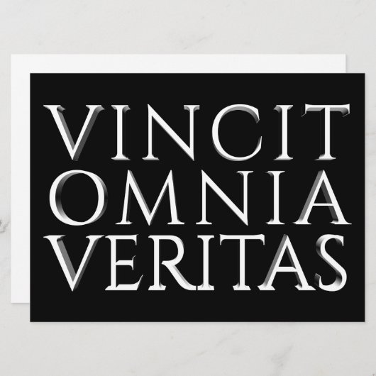 VINIT OMNIA VERITAS - Light (正面/裏面)
