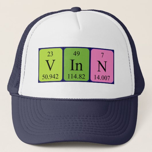 Vinn定期テーブル名hat キャップ (正面)