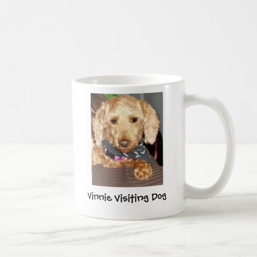 Vinnieの訪問犬 コーヒーマグカップ (右)
