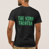 VinoシアターのTシャツのガラスアップ Tシャツ (裏面)