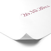 Vino前誓いワイナリーブライダルシャワー歓迎 ポスター (角)