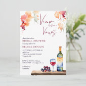 Vino前誓ワイナリーブライダルシャワーテンプレート 招待状 (スタンド正面)