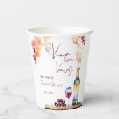 Vino前誓ワイナリーブライダルシャワー印刷 紙コップ (裏面)