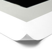 Vino – ワインヴィンテージポスター、文字のパーソナライズを追加 ポスター (角)