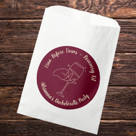 Vino Before Vows回復キットバチェロレッテ フェイバーバッグ