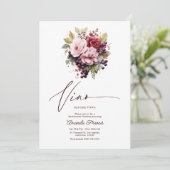 Vino Before Vows フラワーワインバチェラーウィークエンド 招待状 (スタンド正面)
