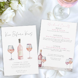 Vino Before Vows ワイン バチェラー 招待状