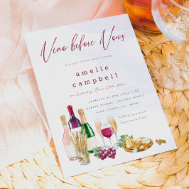 Vino Before Vows ワイン ブライダルシャワー 招待状