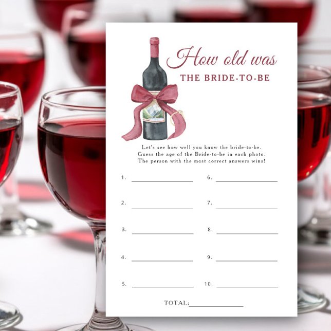 Vino before Vows 花嫁はおいくつ？ゲーム (クリエイターアップロード済み)