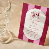 Vino Before Vows Bridal Shower Invitation 招待状