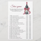 Vino before Vows Bridal shower Shoe game (正面)