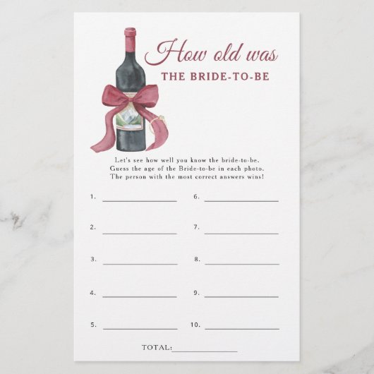 Vino before Vows How old was the bride to be game (正面)