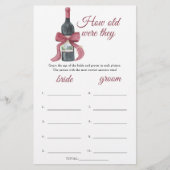 Vino before Vows How old were they bridal (正面)