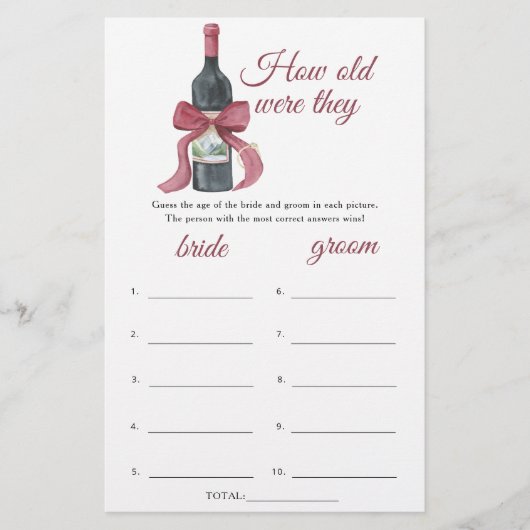 Vino before Vows How old were they bridal (正面)