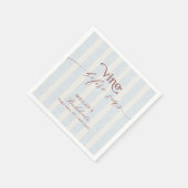 Vino before Vows Wine Country Bachelorette Party スタンダードカクテルナプキン (角)